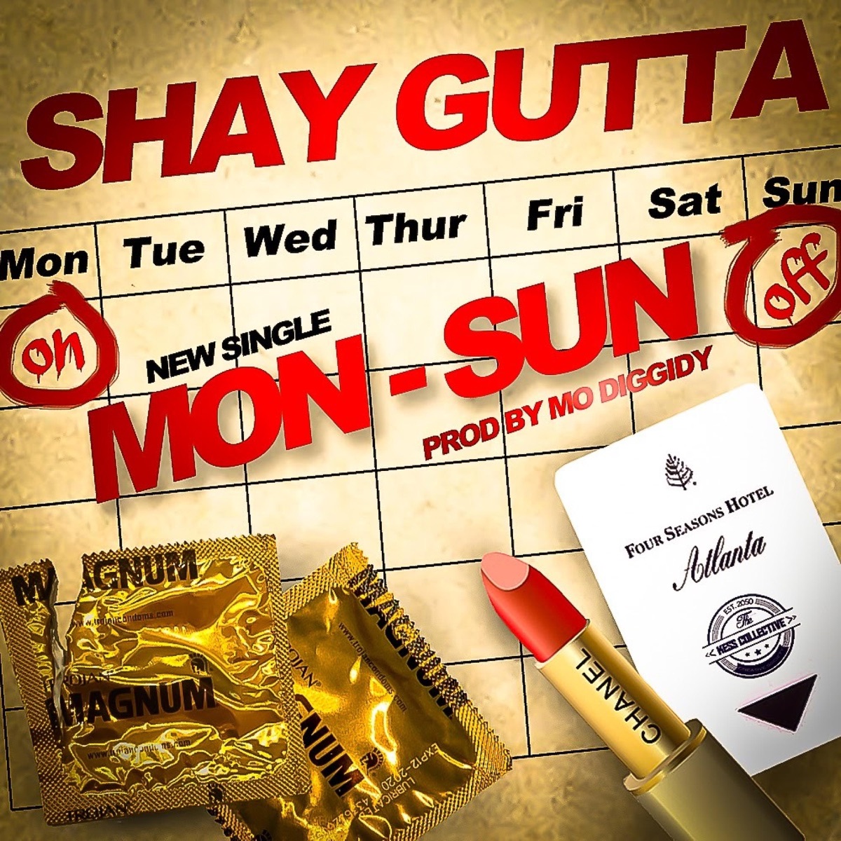 Mon-Sun - Single by Shay Gutta album cover