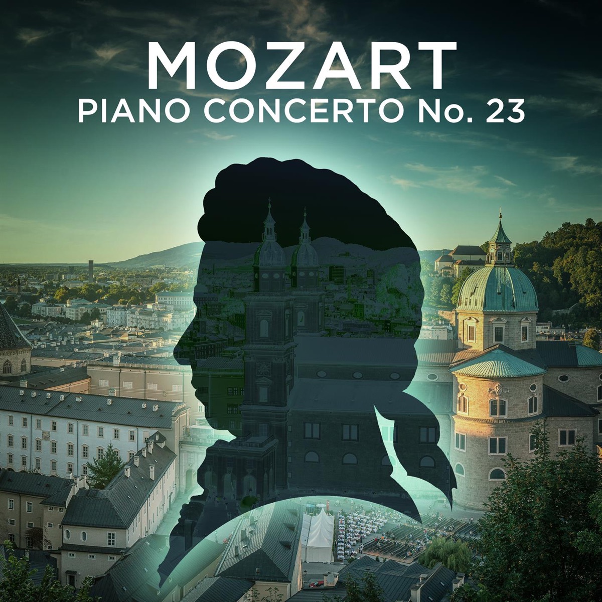 Piano Concerto No. 23 Mozart - EP by Carmen Piazzini, Mikhail Gantvarg & St. Petersburg Soloists album cover