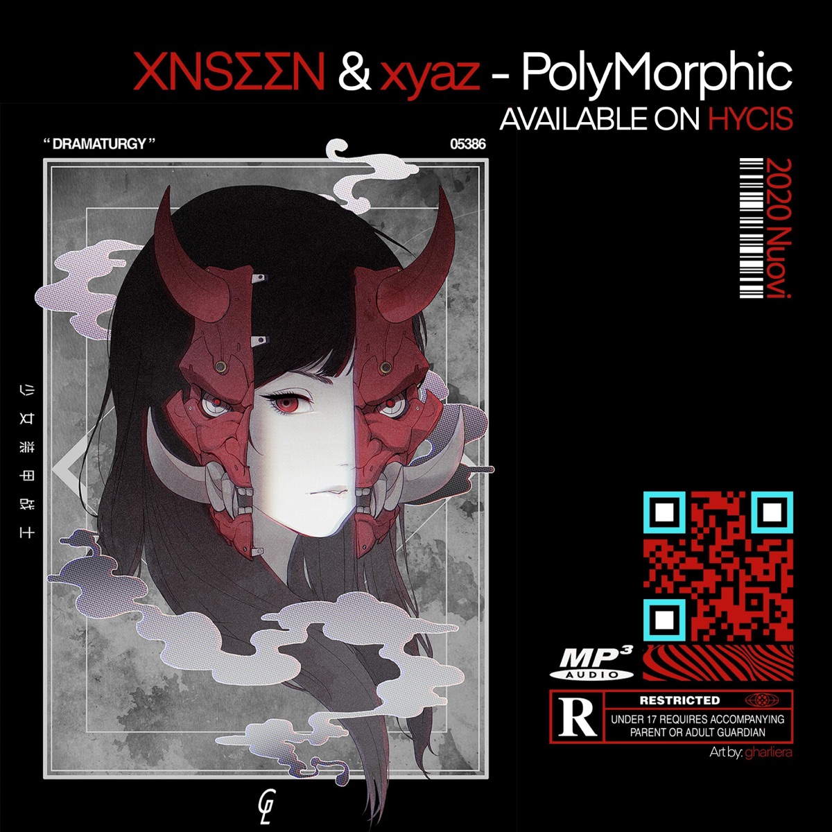 XNSΣΣN & xyaz - PolyMorphic - Single by xyaz & XNSEEN album cover
