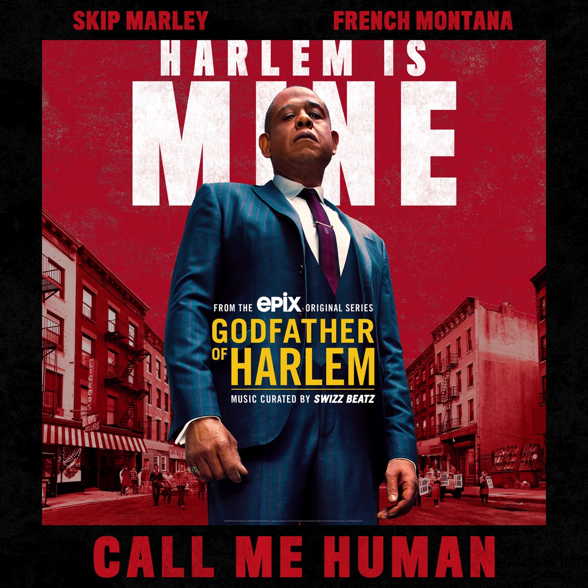 Call Me Human (feat. Skip Marley & French Montana) - Single by Godfather of Harlem album cover
