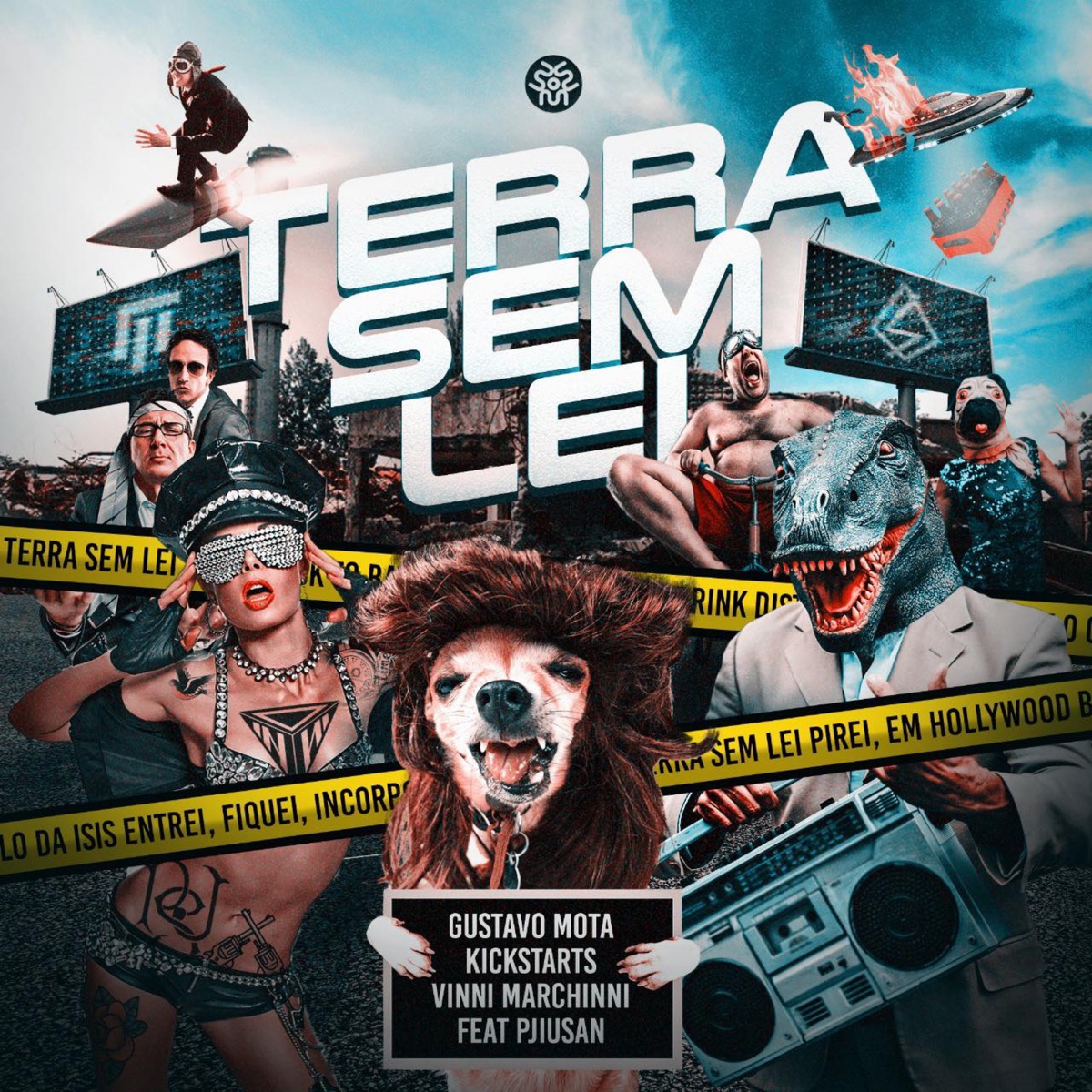 Terra Sem Lei (feat. Pjiusan) - Single by Gustavo Mota, Kickstarts & Vinni Marchinni album cover