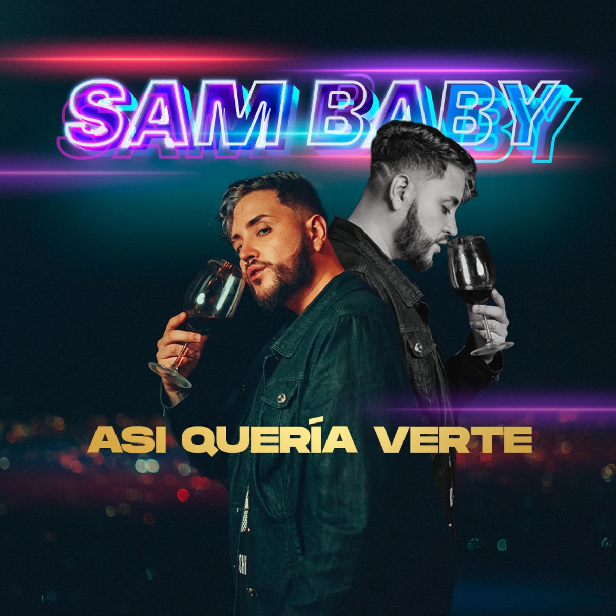 Así Quería Verte - Single by Sam Baby album cover