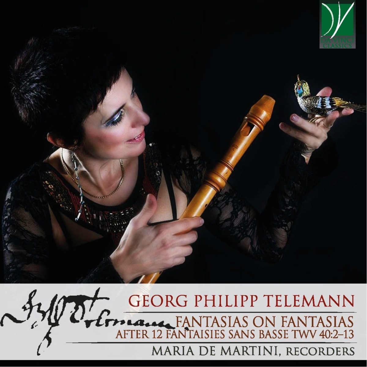 Telemann: Fantasias on Fantasias by Maria De Martini album cover