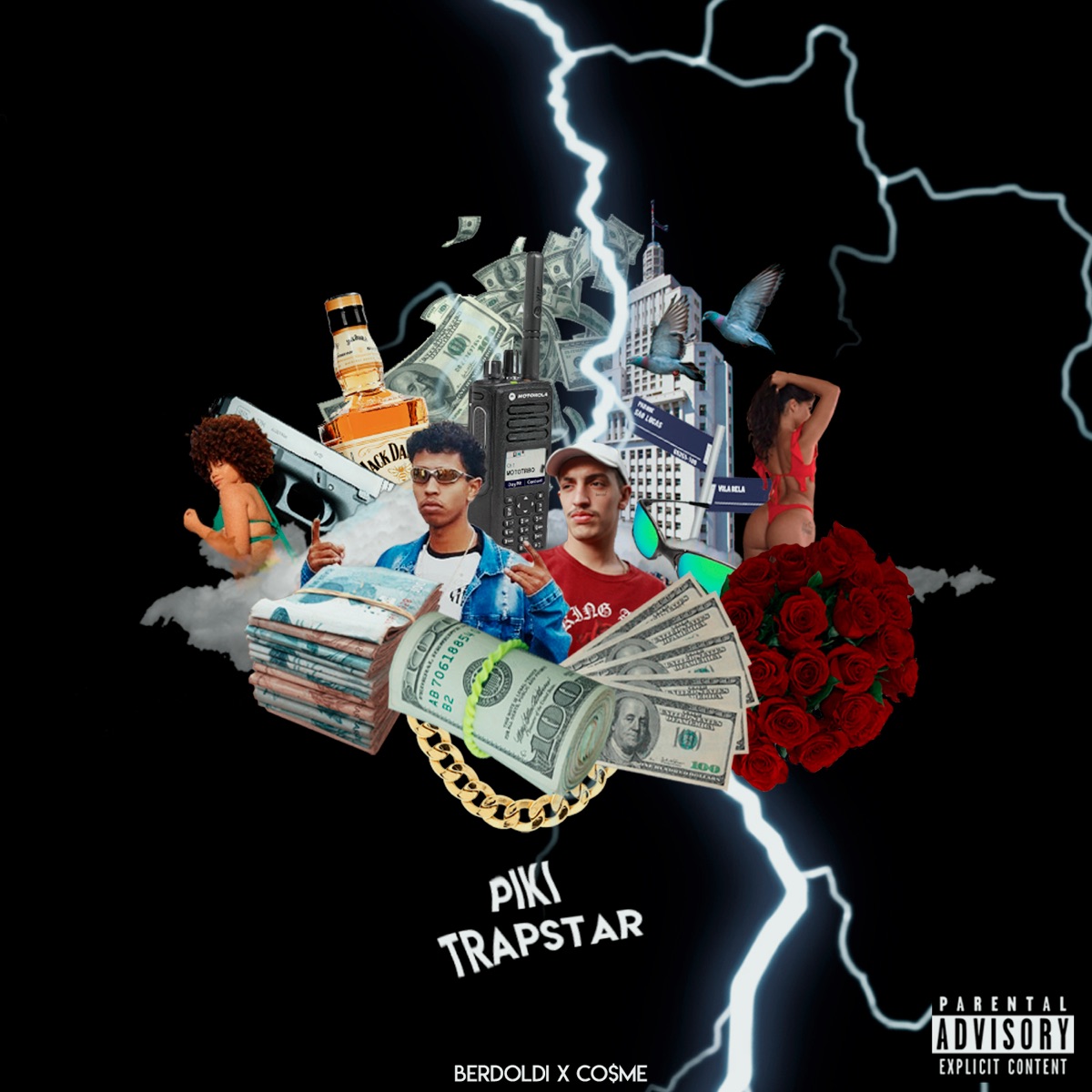 Piki Trapstar (feat. Cosme) - Single by Berdoldi album cover