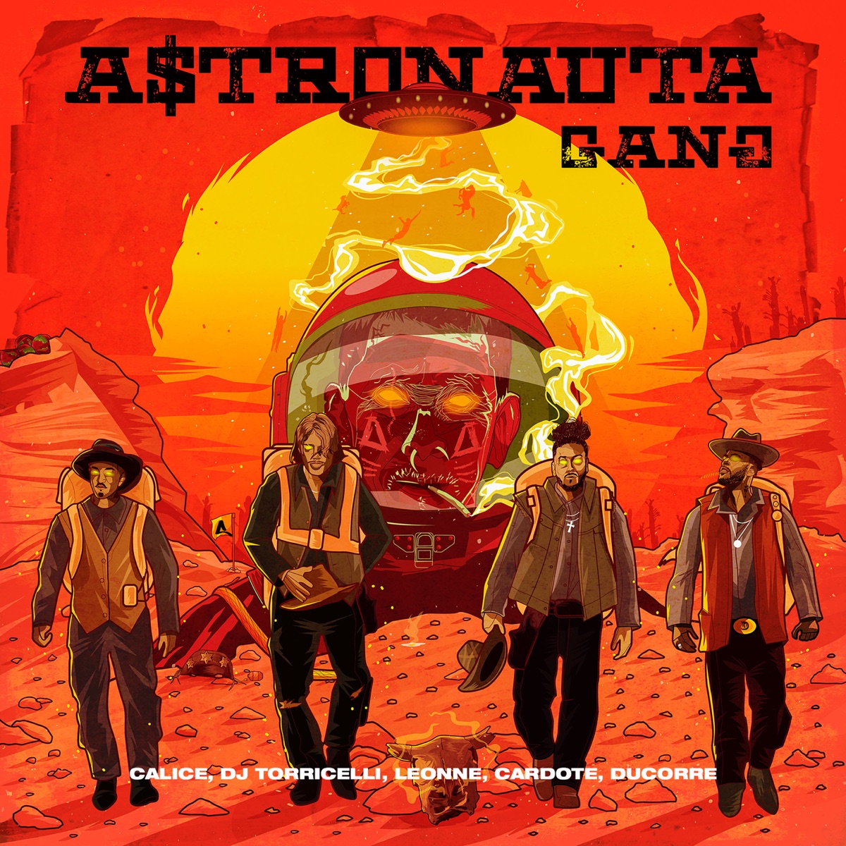 Astronauta Gang - Single by Calice, DJ Torricelli, Cardote, Léonne & Ducorre album cover