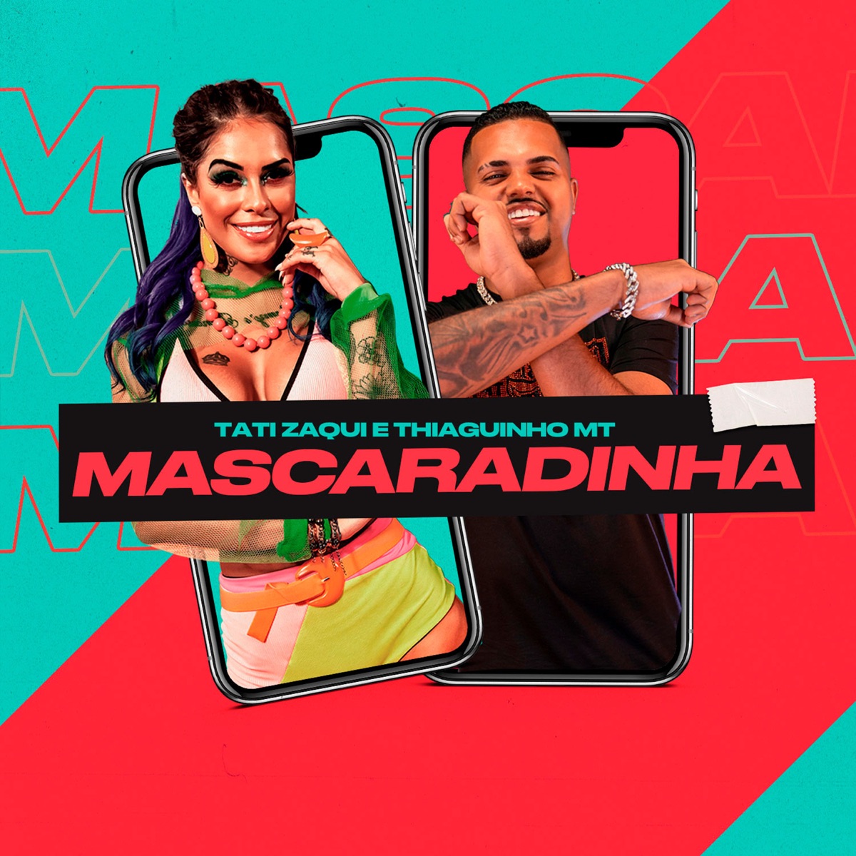 Mascaradinha - Single by Klap, Tati Zaqui & Thiaguinho MT album cover