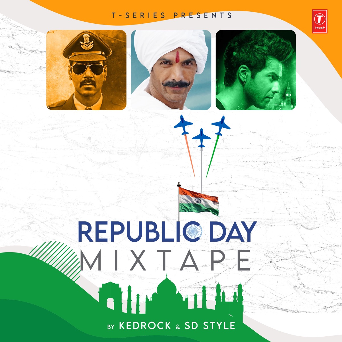 Republic Day Mixtape - Single by Shankar Mahadevan, Neeti Mohan, B. Praak, Arijit Singh, Sukhwinder Singh, Udit Narayan, A.R. Rahman, Vishal Dadlani, Shashi Suman, Bhupinder Singh, KK, Mahalakshmi Iyer & Domnique album cover