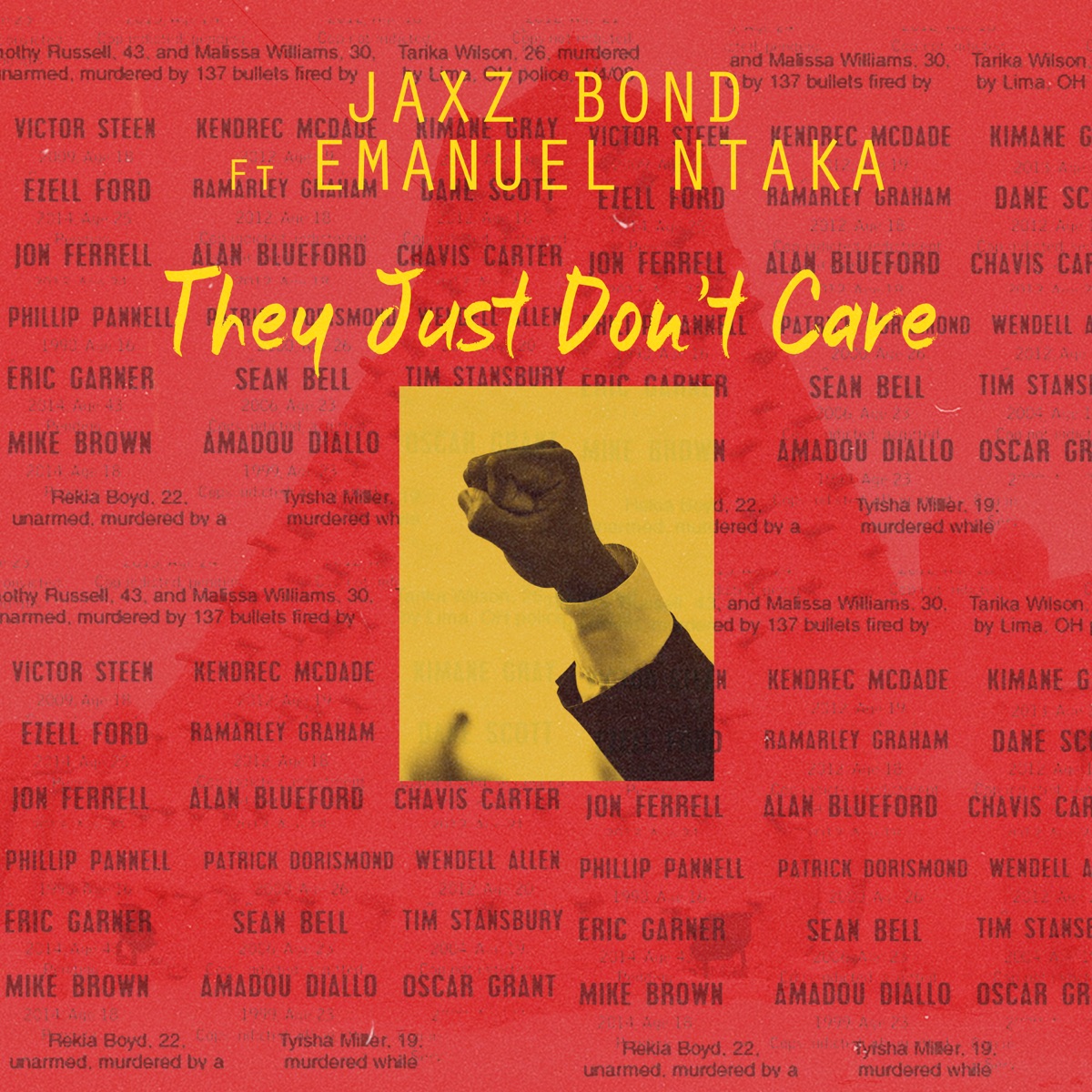 They Just Don’t Care (feat. Emanuel Ntaka) - Single by Jaxz Bond album cover