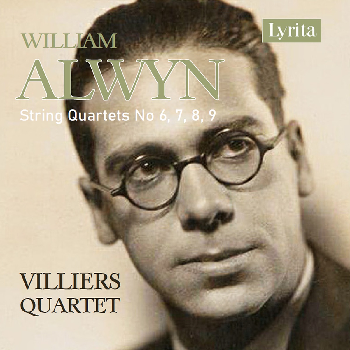 Alwyn: The Early String Quartets by Villiers Quartet album cover