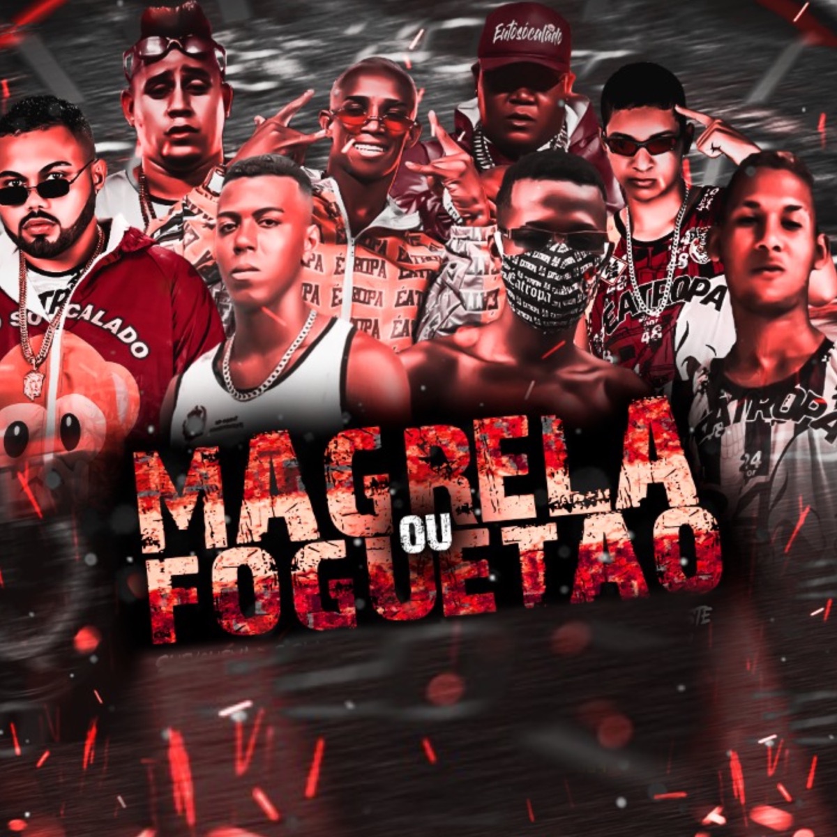 Magrela ou Foguetão - Single by Shevchenko e Elloco, Salah do Nordeste, Biel Xcamoso, MC 10G, Tio Chico, W-9 & Mc Guilhermino album cover