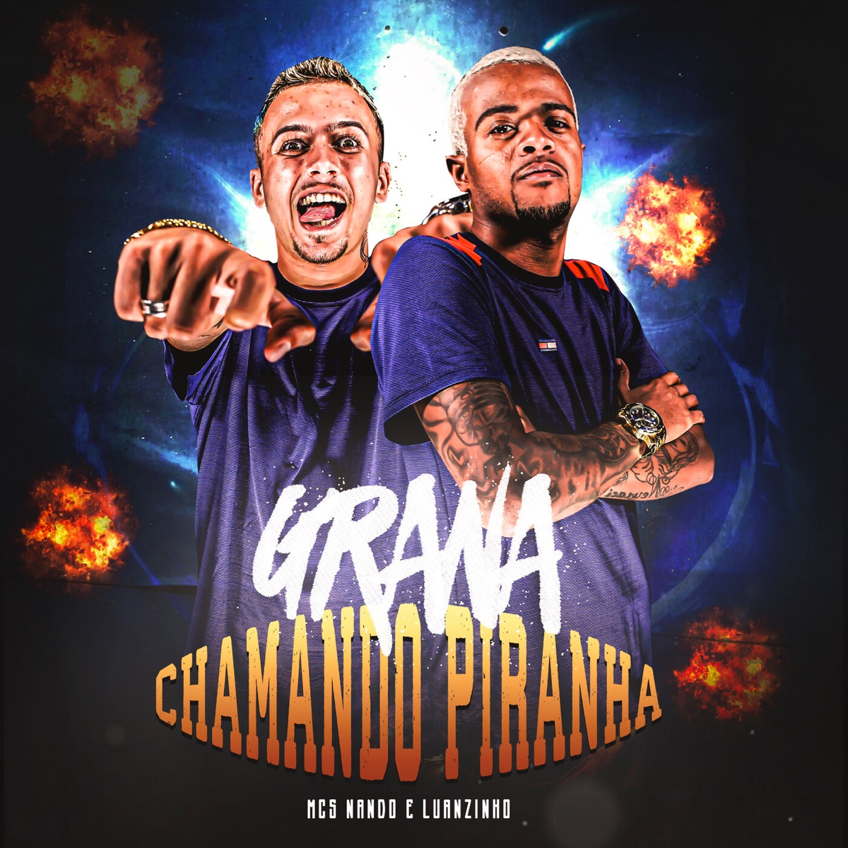 Grana Chamando Piranha - Single by Mcs Nando and Luanzinho album cover