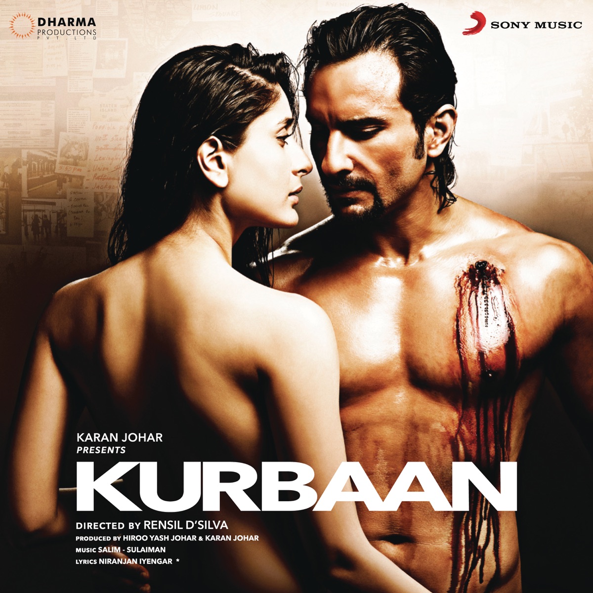 Kurbaan (Original Motion Picture Soundtrack) by Salim-Sulaiman album cover
