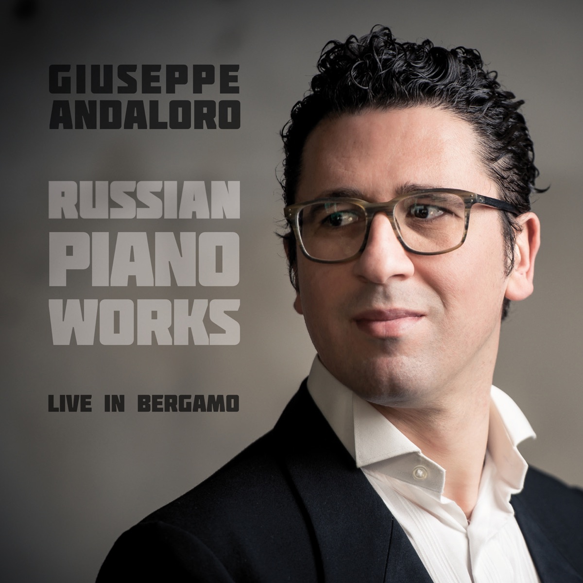 Russian Piano Works (Live in Bergamo) by Giuseppe Andaloro album cover