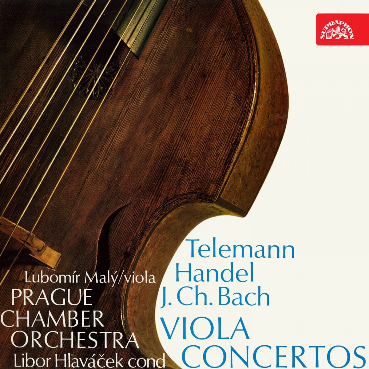 Telemann, Händel, Bach: Viola Concertos by Lubomír Malý, Libor Hlavácek & Prague Chamber Orchestra album cover