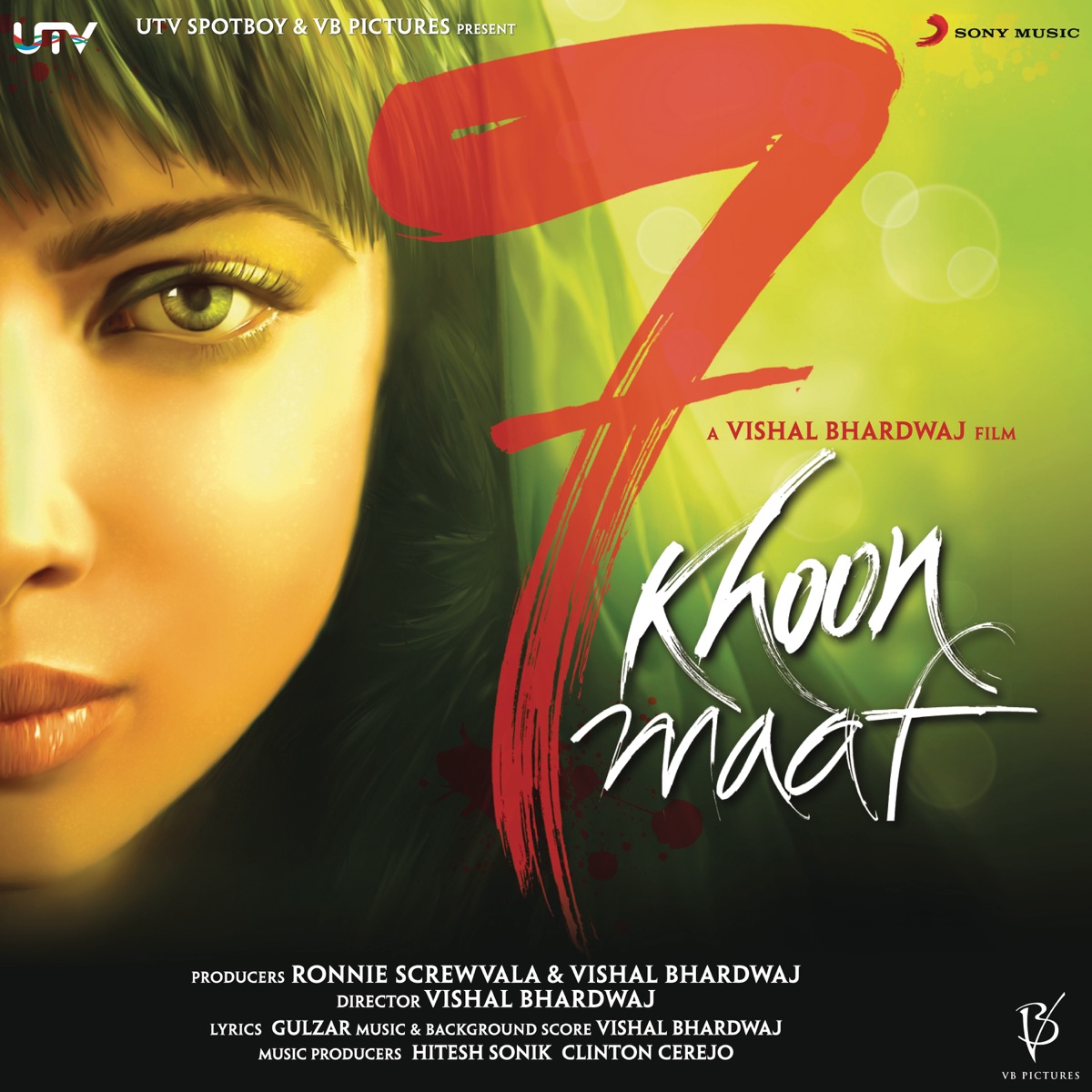 7 Khoon Maaf (Original Motion Picture Soundtrack) by Vishal Bhardwaj album cover