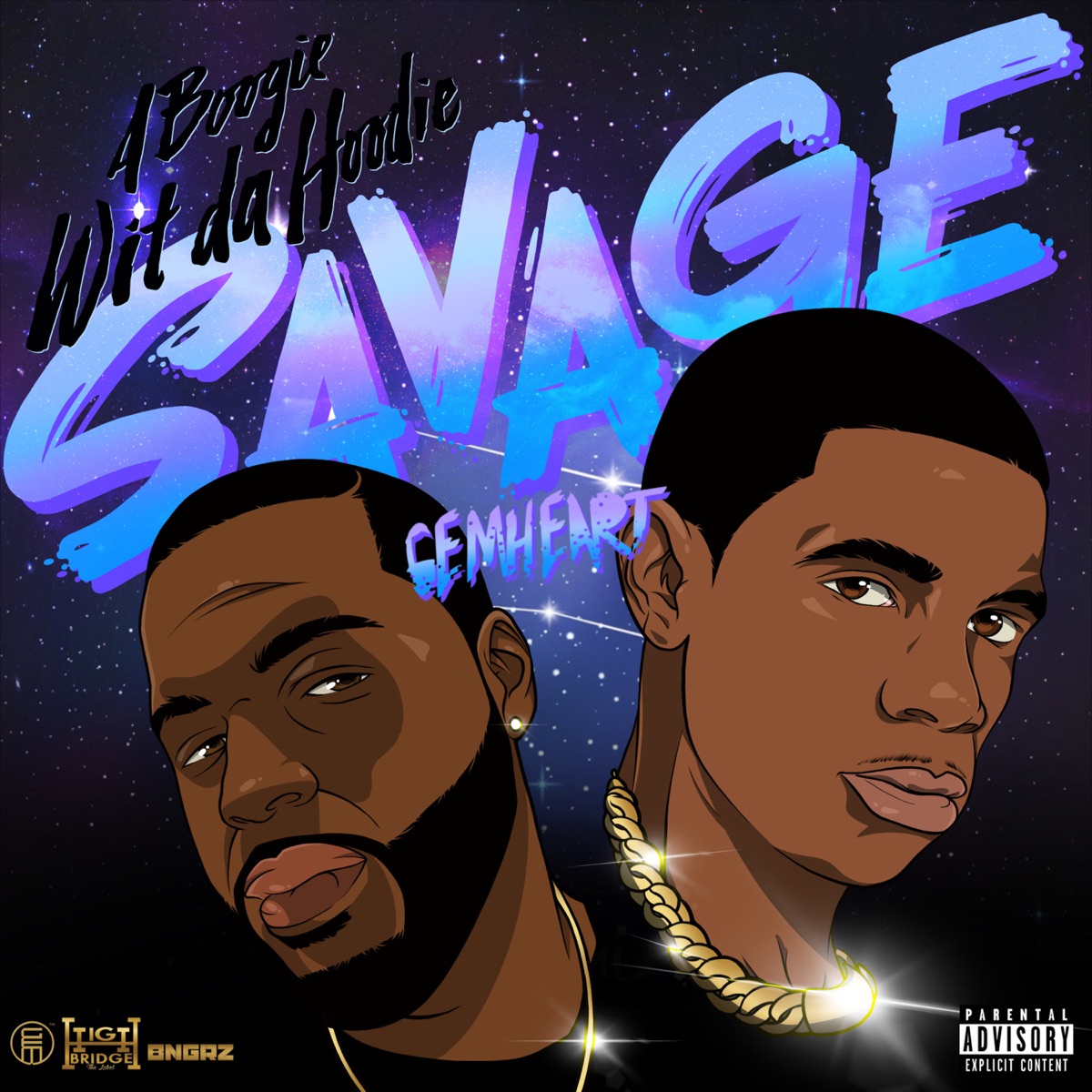 Savage (feat. A Boogie wit da Hoodie) - Single by Gem Heart album cover artwork