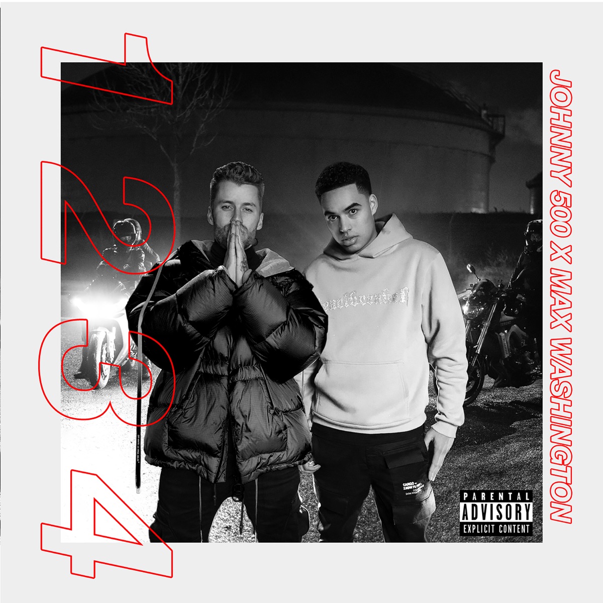 1,2,3,4 (feat. Max Washington) - Single by Johnny 500 album cover
