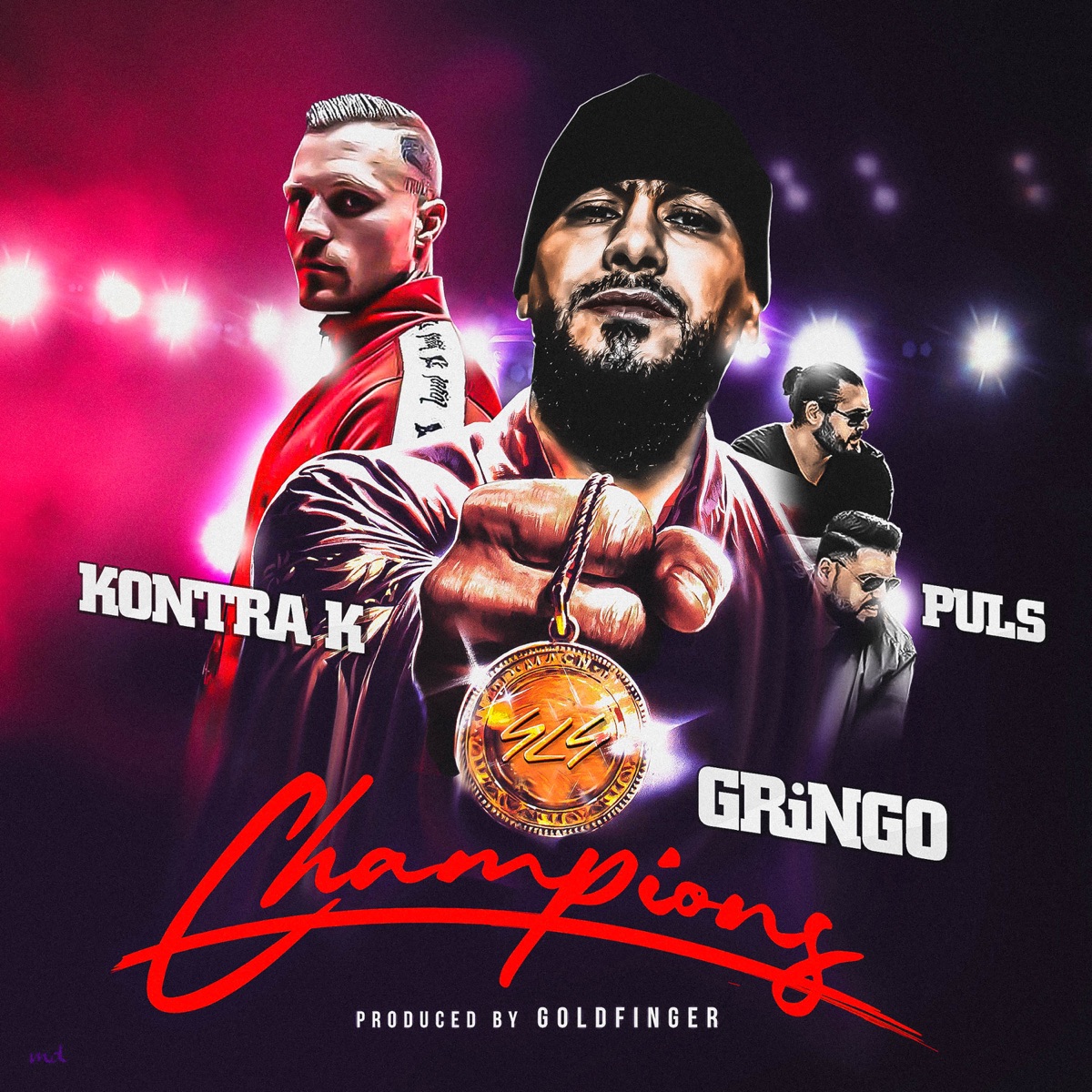 Champions - Single (feat. Kontra K) - Single by GRiNGO & Puls album cover