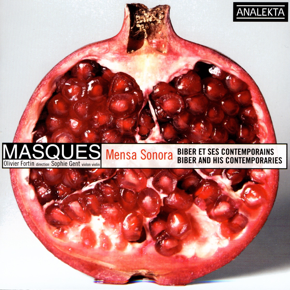 Mensa Sonora - Biber and His Contemporaries by Masques album cover