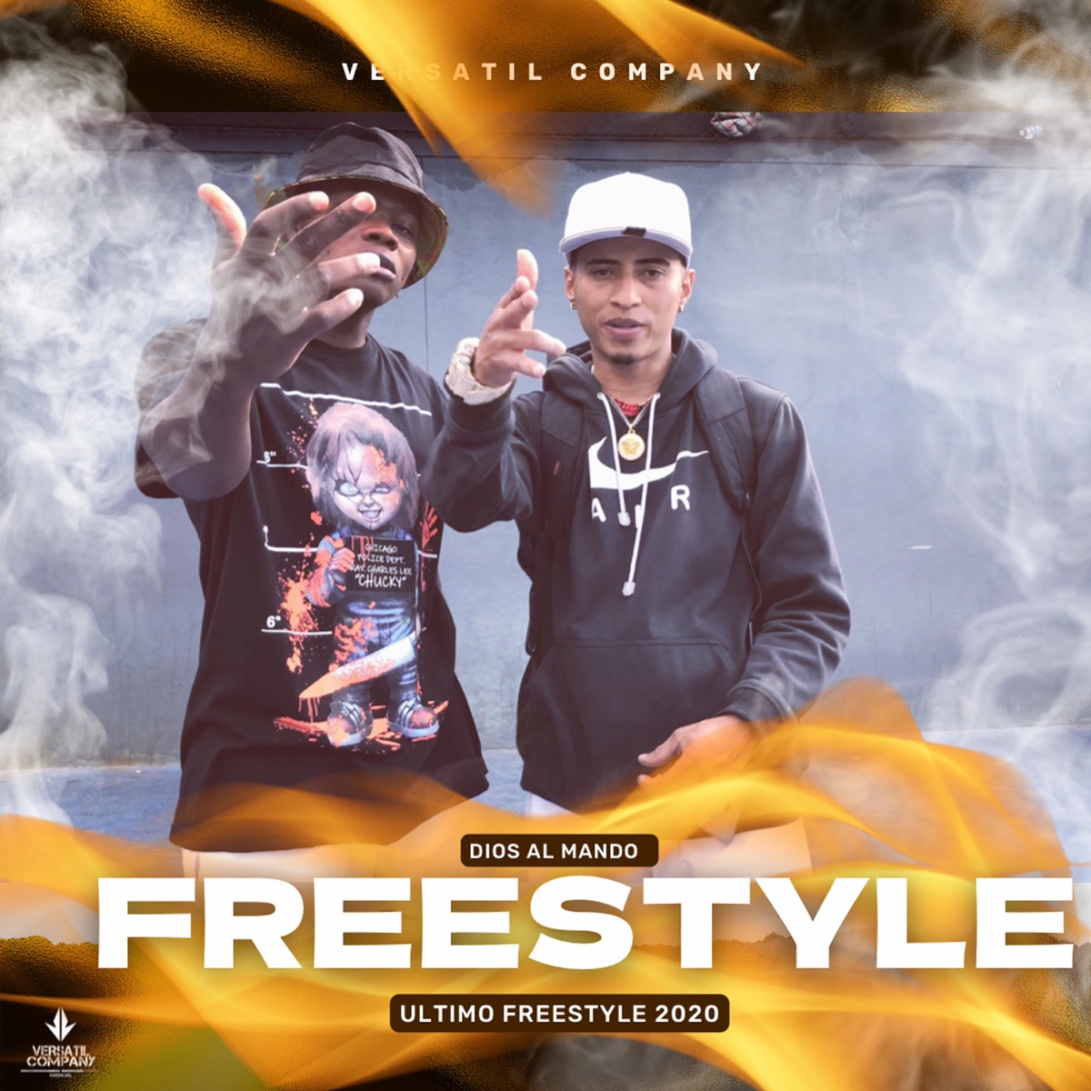 Dios al mando (Ultimo Fresstyle) 2022 (feat. RialNigga, & Versatil) - Single by Versatil Company album cover