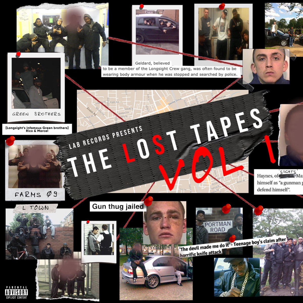 Rieks x Samzy Present (The Lost Tapes Vol 1) by Lab51 album cover