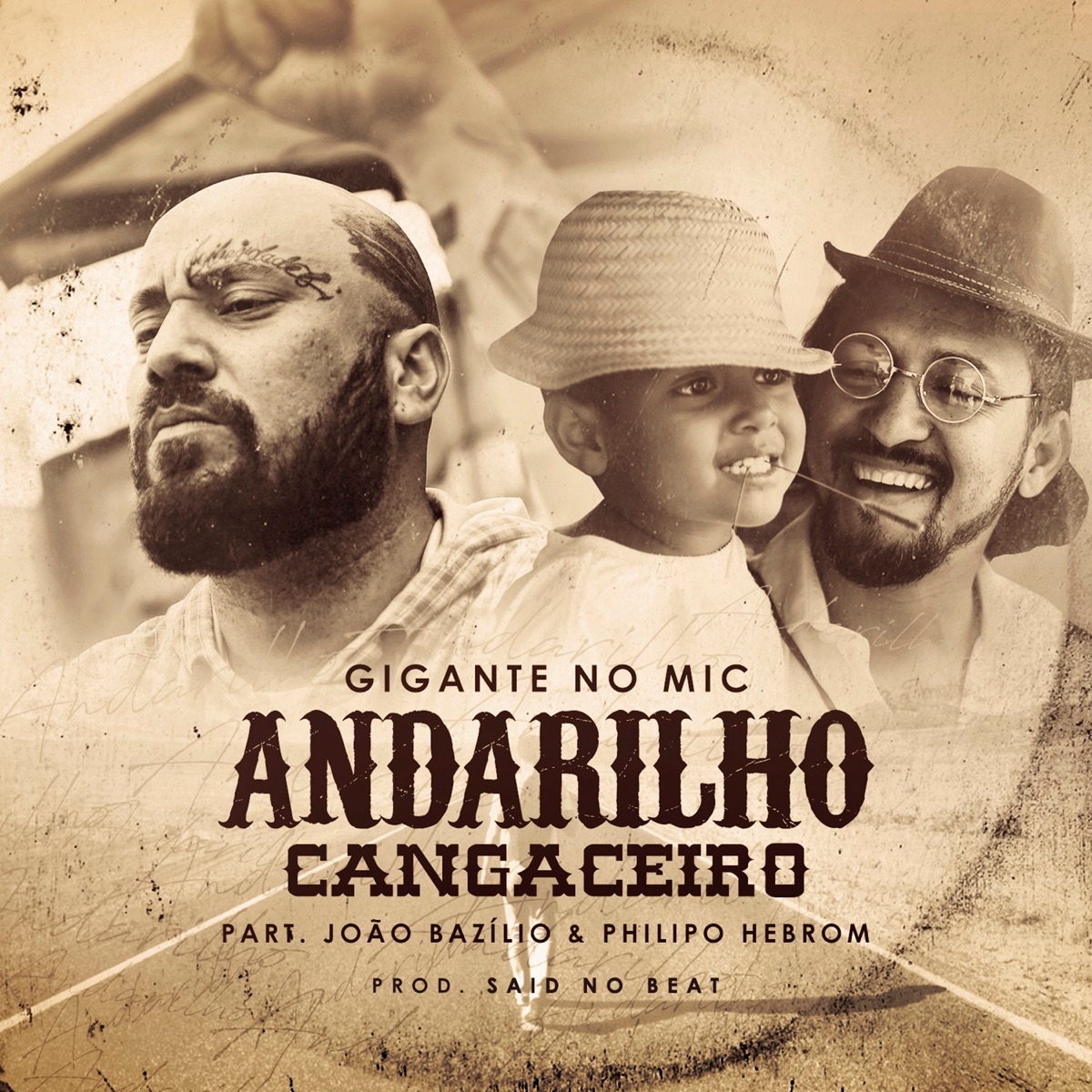 Andarilho Cangaceiro (feat. João Bazilio & Philipo Hebrom) - Single by Gigante no Mic album cover