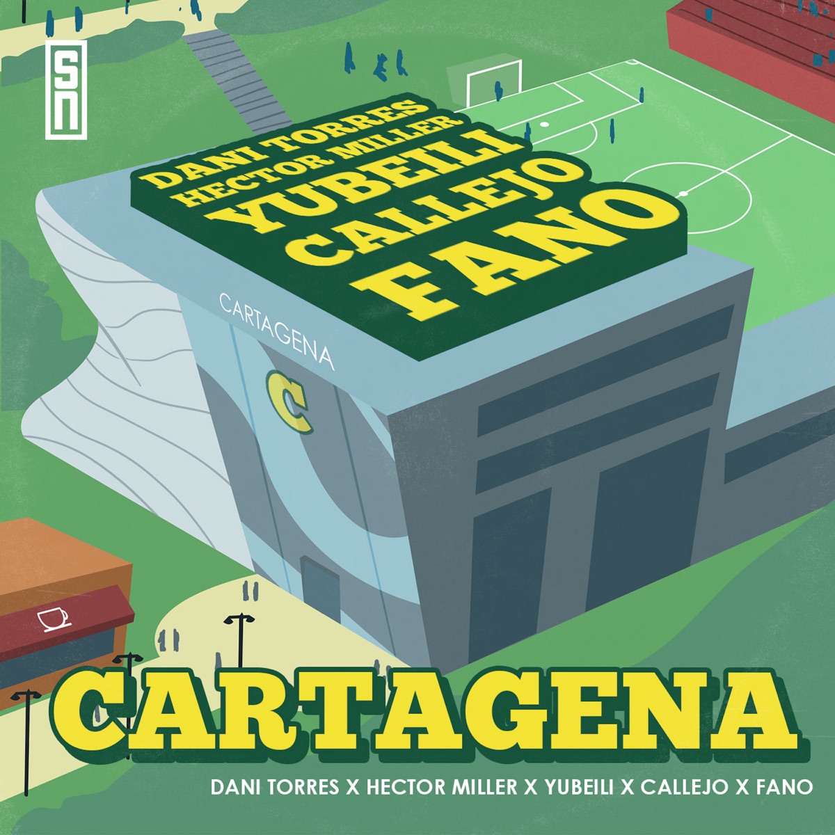 Cartagena (feat. Yubeili & Callejo) - Single by Héctor Miller, Fano & Dani Torres album cover