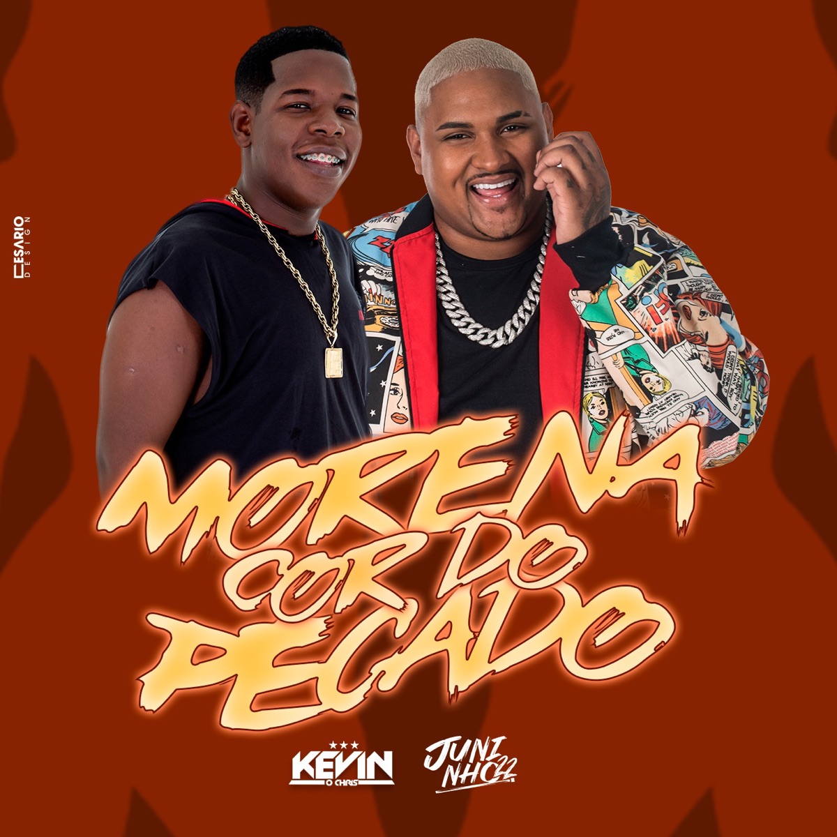 Morena Cor do Pecado - Single by MC Kevin O Chris & Dj Juninho 22 album cover