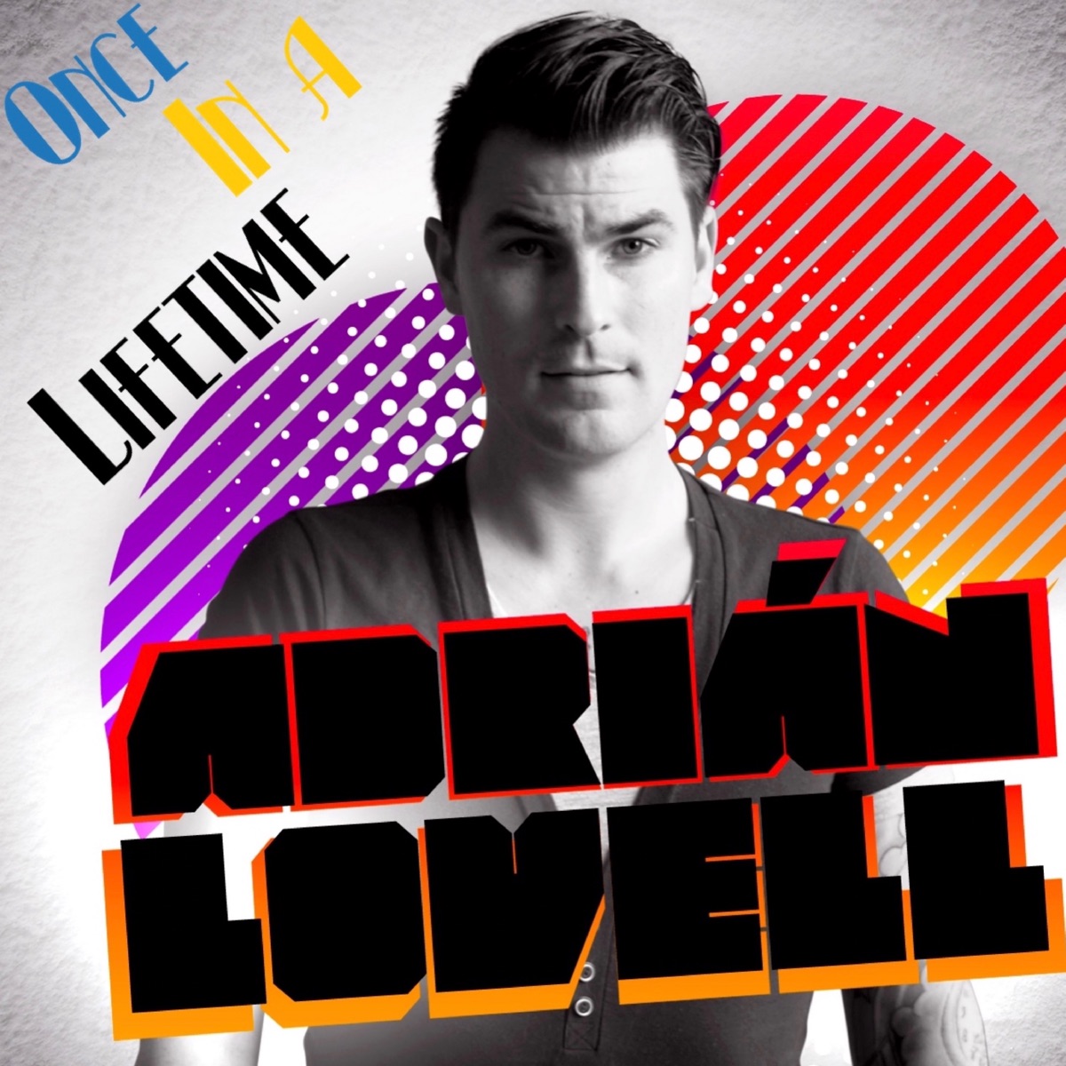 Once In a Lifetime (Radio Edit) - Single by Adrián Lovell album cover