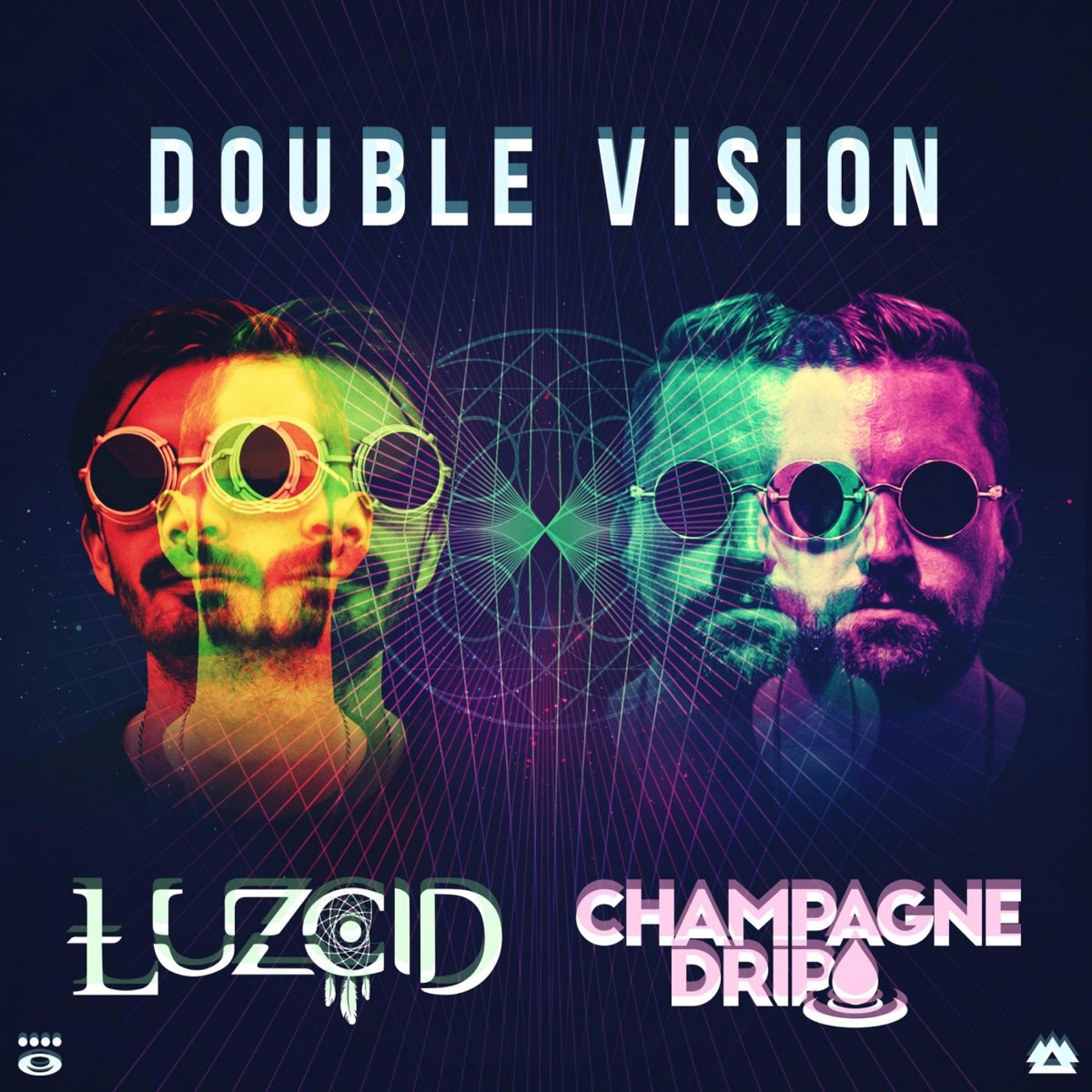 Double Vision - Single by LUZCID & Champagne Drip album cover