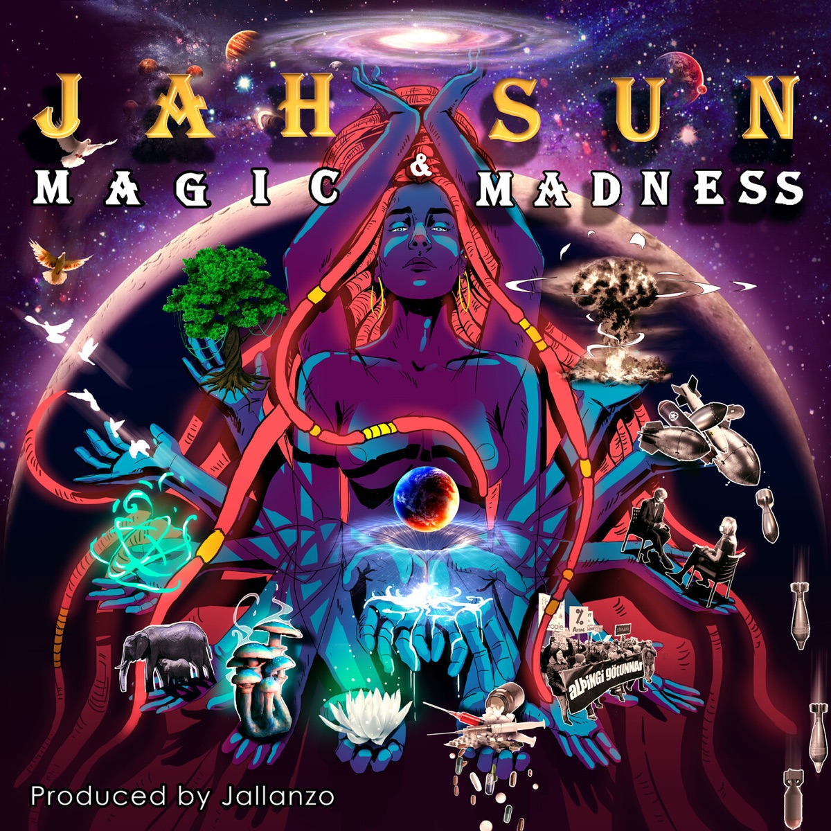 Magic & Madness by Jah Sun album cover