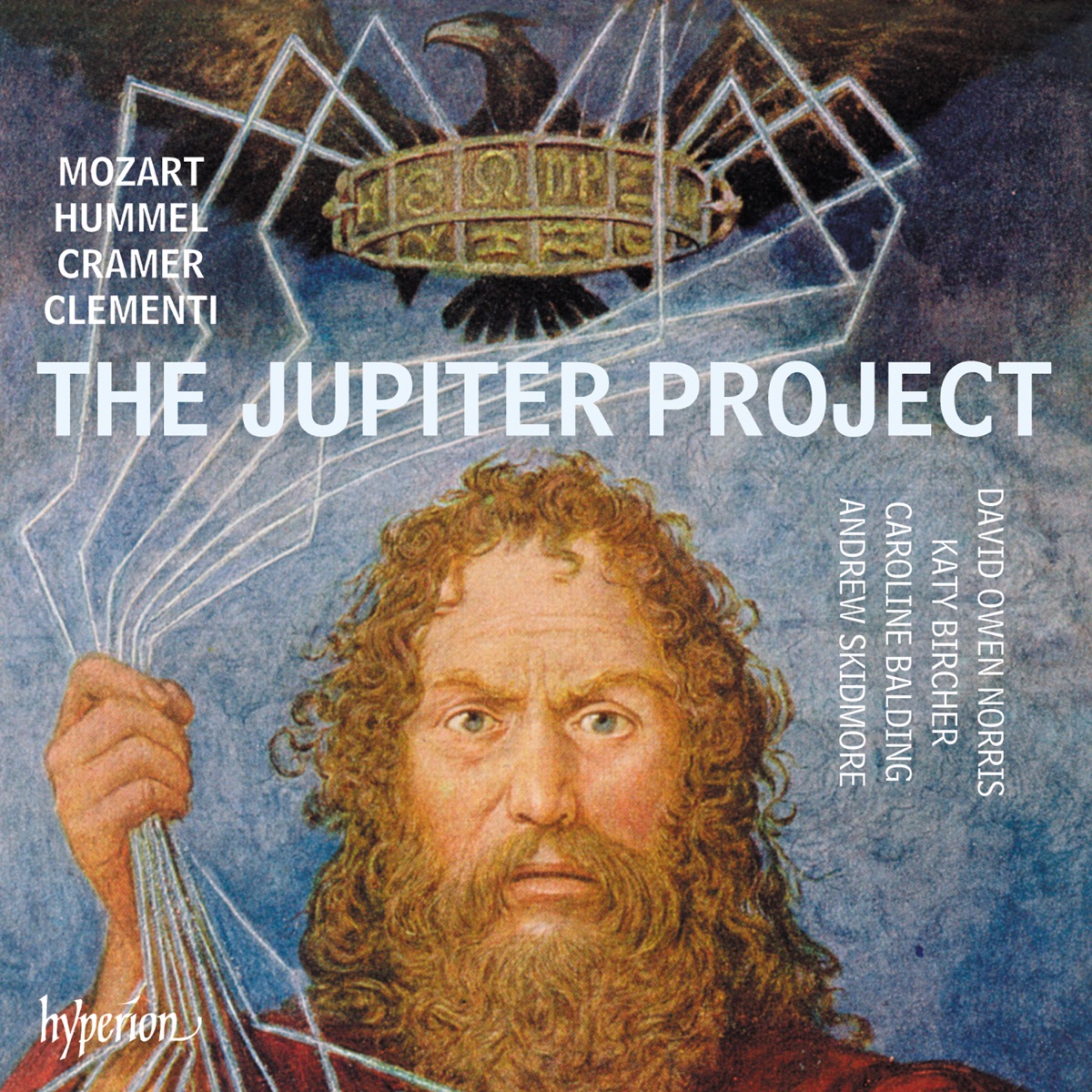 Mozart: The Jupiter Project - Mozart in the 19th-Century Drawing Room by David Owen Norris, Katy Bircher, Caroline Balding & Andrew Skidmore album cover