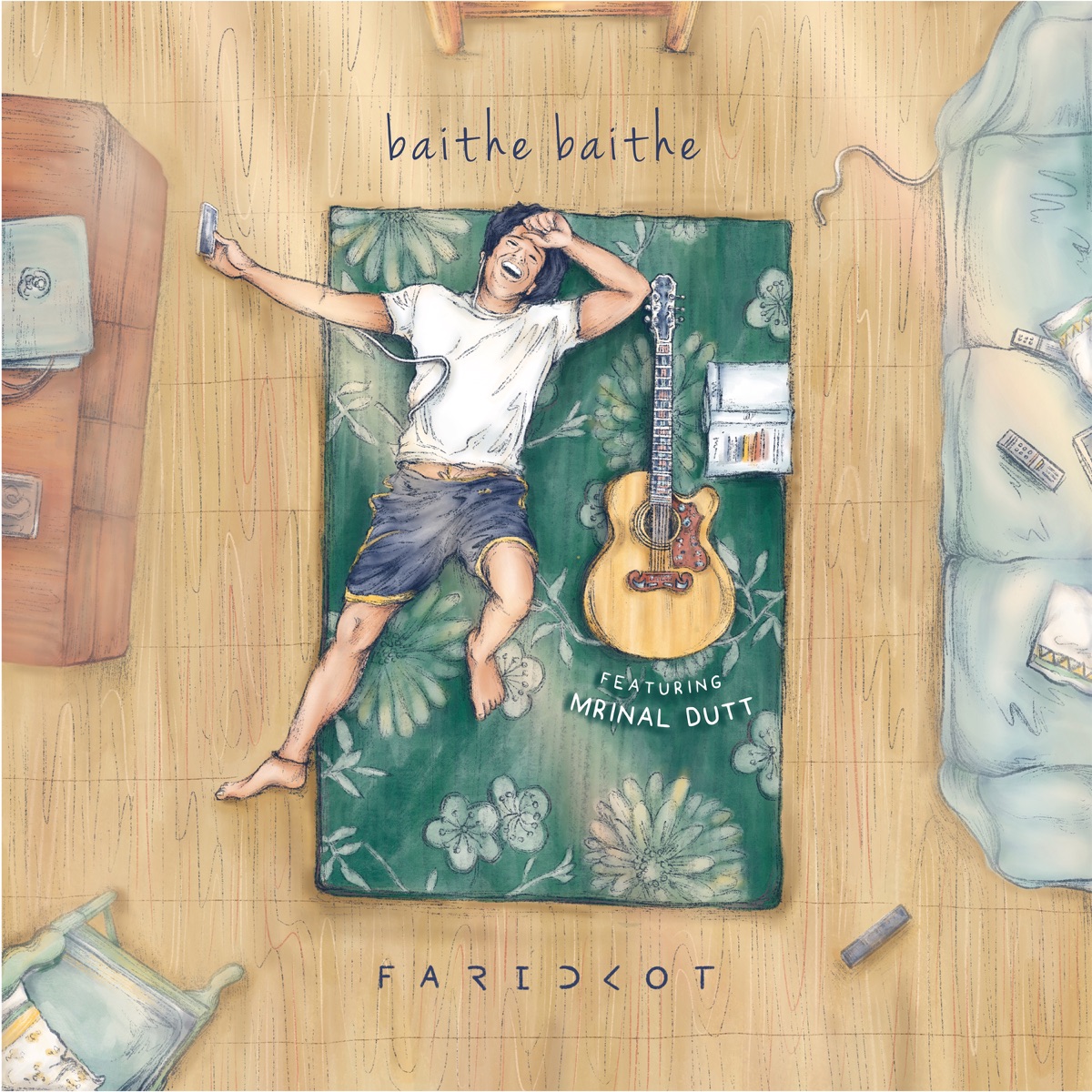 Baithe Baithe - Single by Faridkot album cover