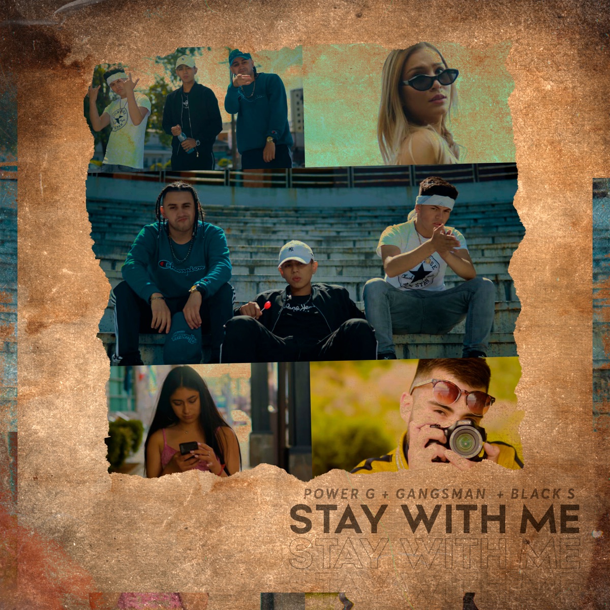 Stay with Me - Single by Gangsman, Black S & Power G album cover