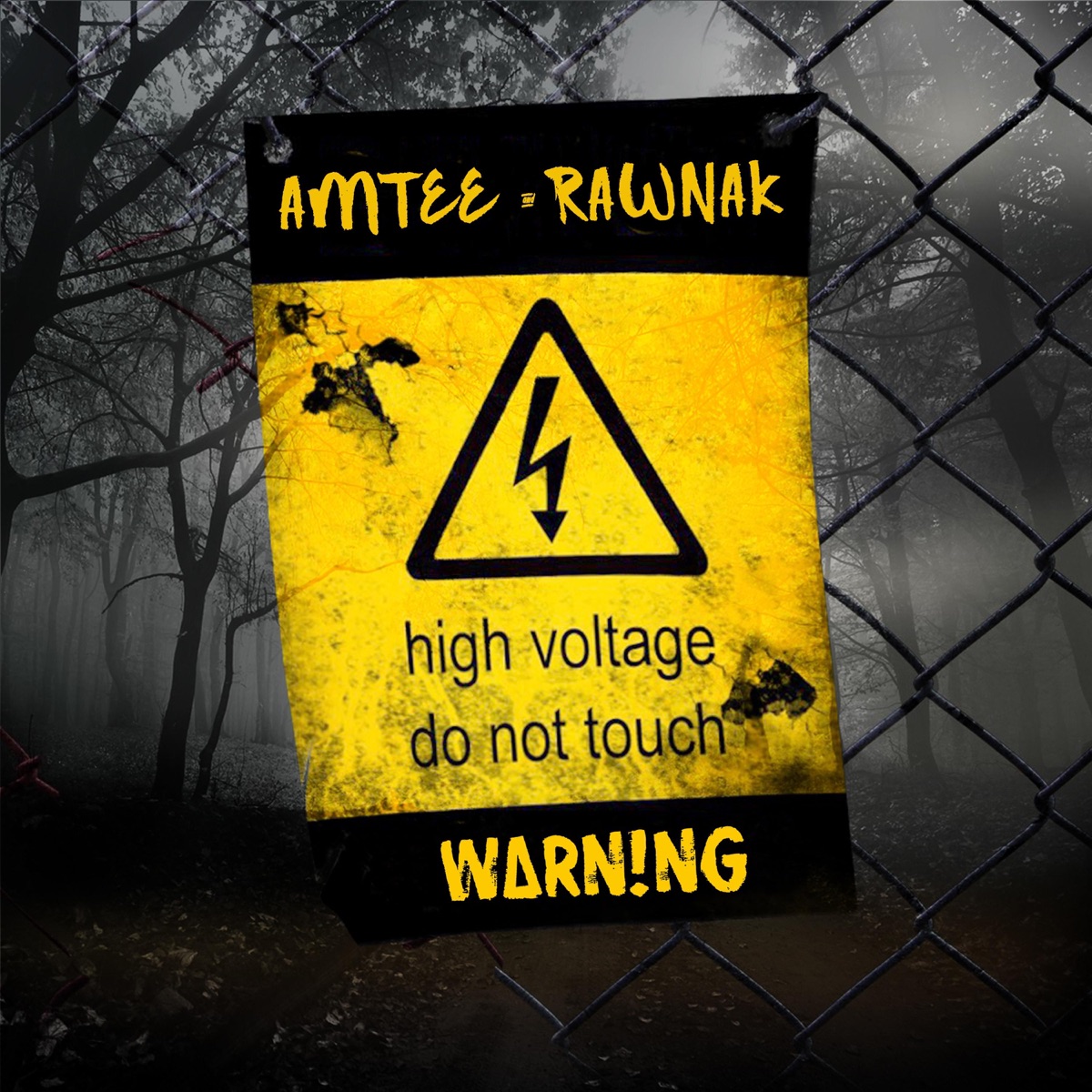 Warning - Single by Amtee & RAWnak album cover