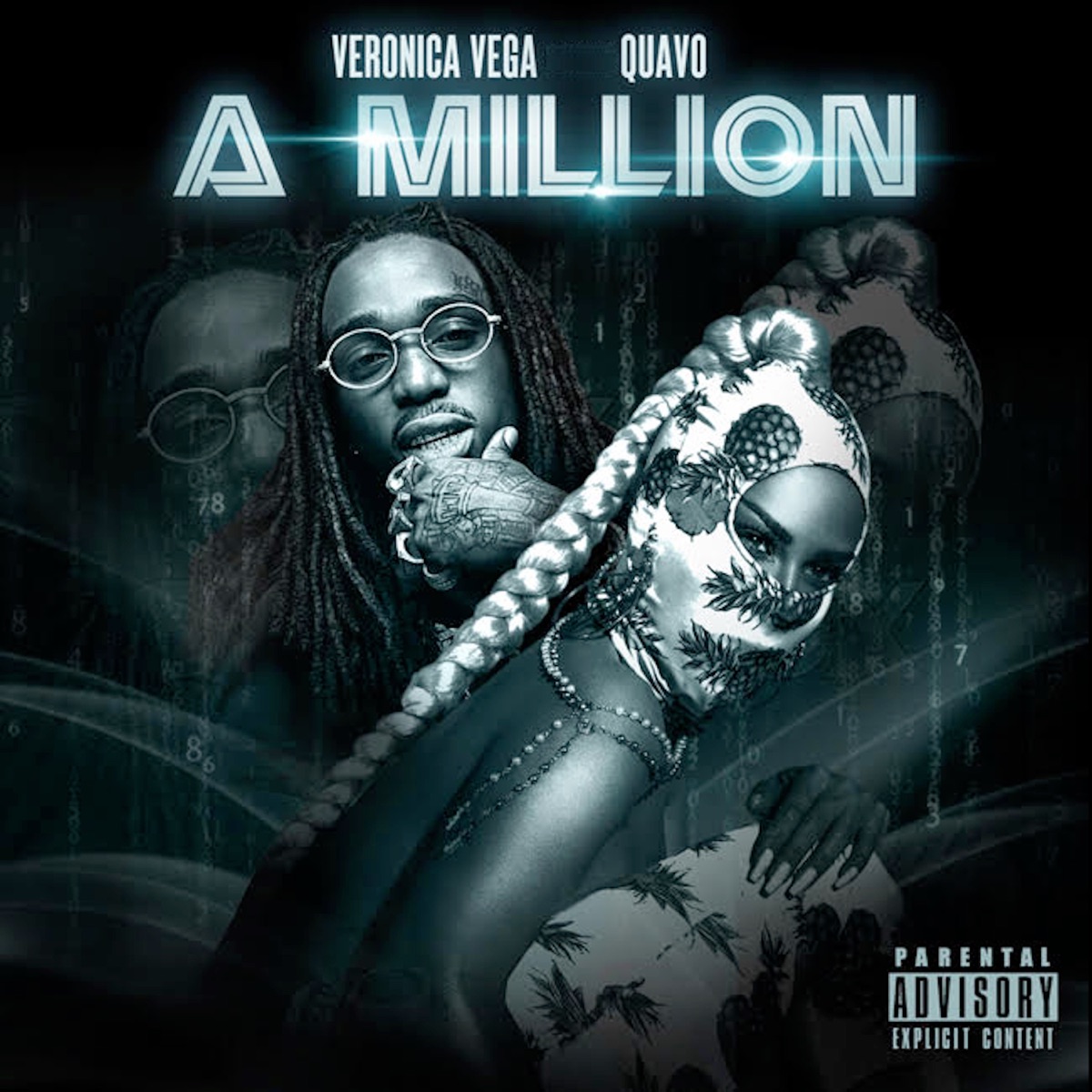 A Million - Single by Veronica Vega & Quavo album cover