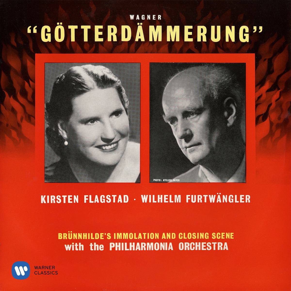 Wagner: Brünnhilde's Immolation Scene from Götterdämmerung - EP by Wilhelm Furtwängler, Kirsten Flagstad & Philharmonia Orchestra album cover