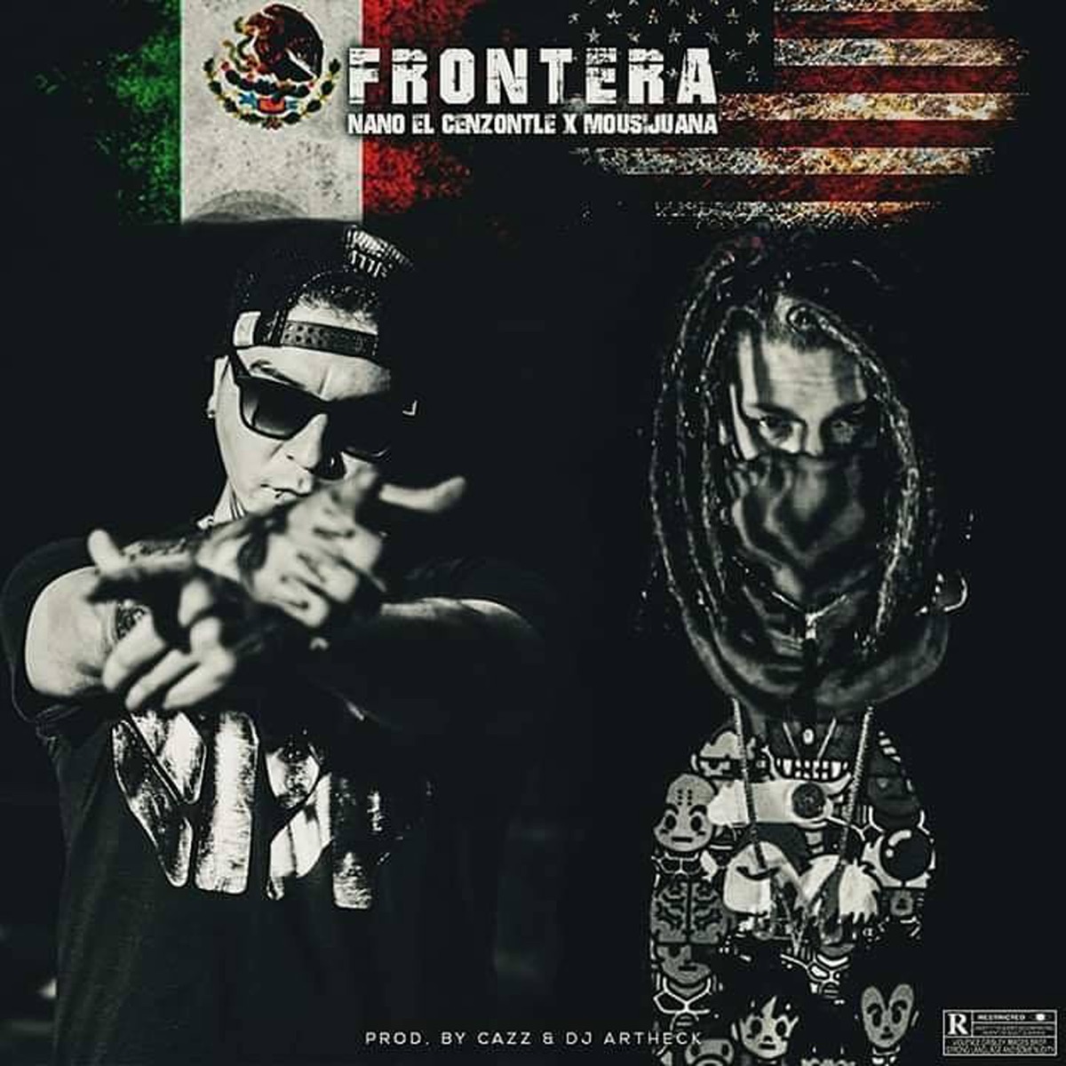Frontera (feat. Mouseijuana) - Single by Nano El Cenzontle album cover