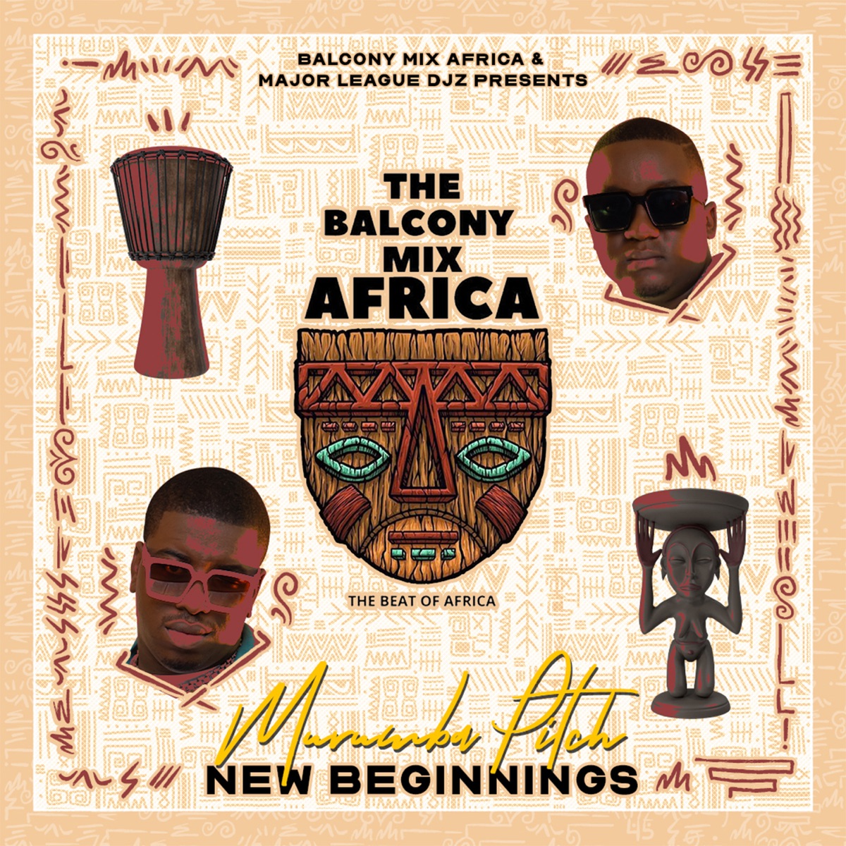 New Beginnings by Balcony Mix Africa, Major League DJz & Murumba Pitch album cover