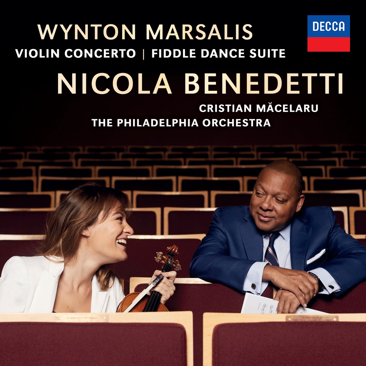 Marsalis: Violin Concerto, Fiddle Dance Suite by Nicola Benedetti, The Philadelphia Orchestra & Cristian Măcelaru album cover