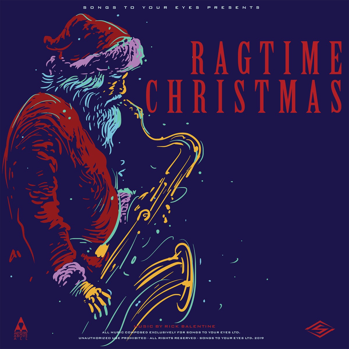Ragtime Christmas: The Sounds of New Orleans by Songs To Your Eyes album cover