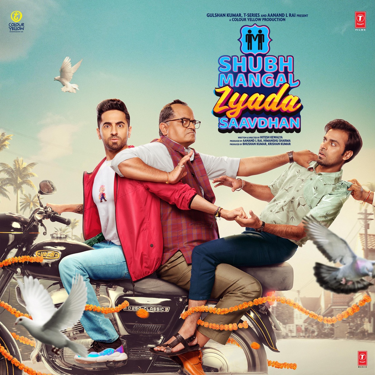 Shubh Mangal Zyada Saavdhan (Original Motion Picture Soundtrack) by Tanishk Bagchi, Yo Yo Honey Singh, Vayu, Bappi Lahiri, Tony Kakkar & Anand-Milind album cover