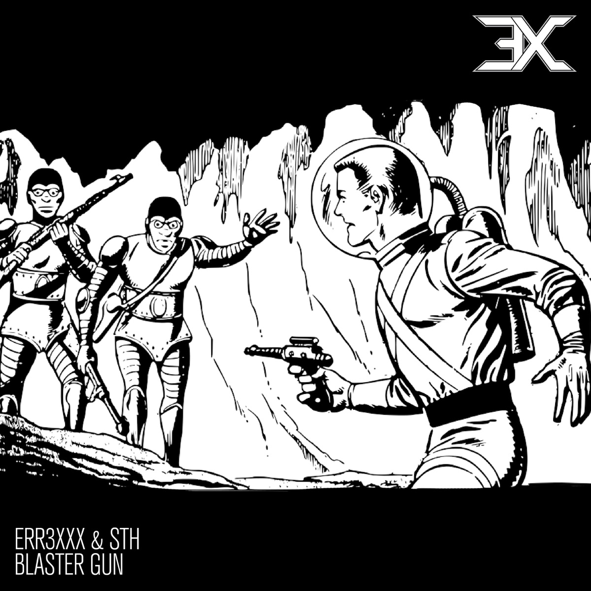 Blaster Gun (feat. STH.) - Single by err3xxx album cover