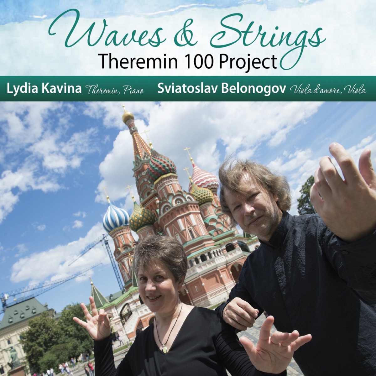 Waves and Strings - Theremin 100 Project by Lydia Kavina & Sviatoslav Belonogov album cover