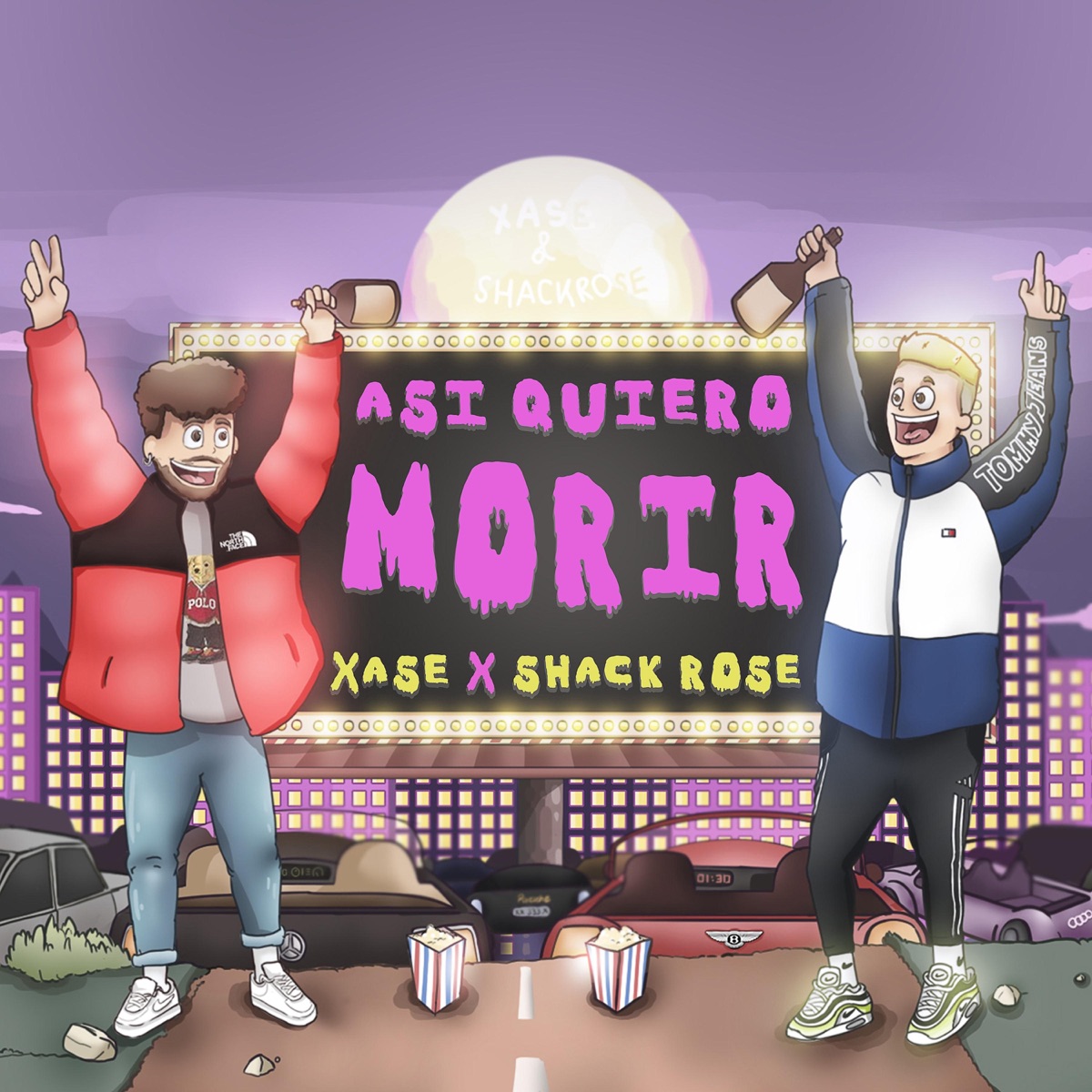 Así Quiero Morir (feat. Shack Rose) - Single by Xase album cover