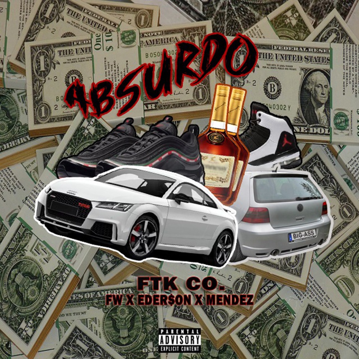 Absurdo - Single by ( FW ), Eder$on & Mendez album cover
