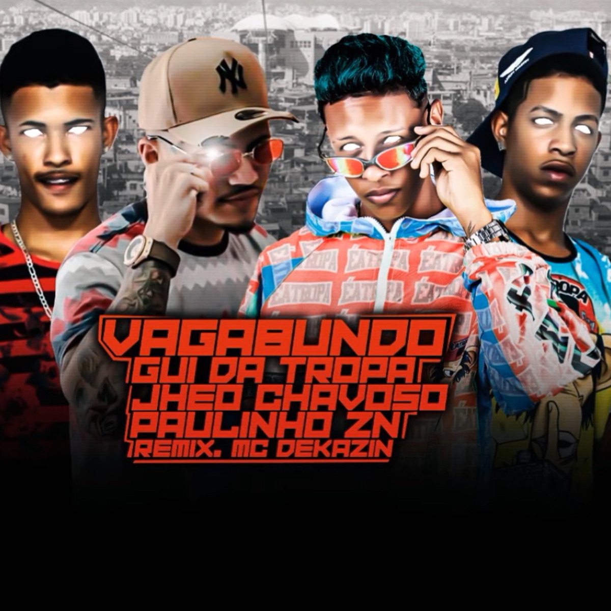 Vagabundo (Remix) - Single by Gui da Tropa, Jheo Chavoso, Paulinho Zn & Mc Dekazin album cover