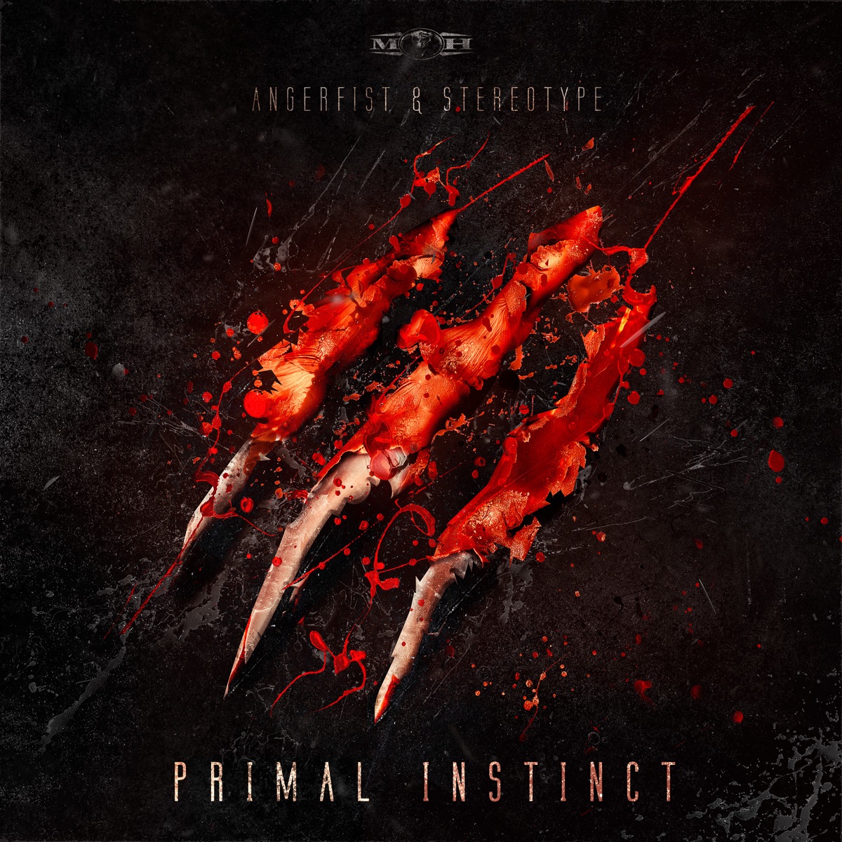 Primal Instinct - Single by Angerfist & Stereotype album cover