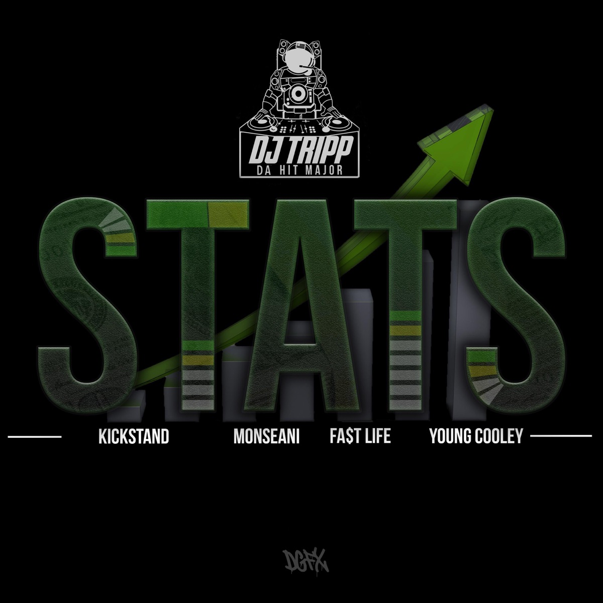 Stats (feat. Young Cooley, Fa$t Life, Monseani & Kickstand) - Single by Dj Tripp Da Hit Major album cover