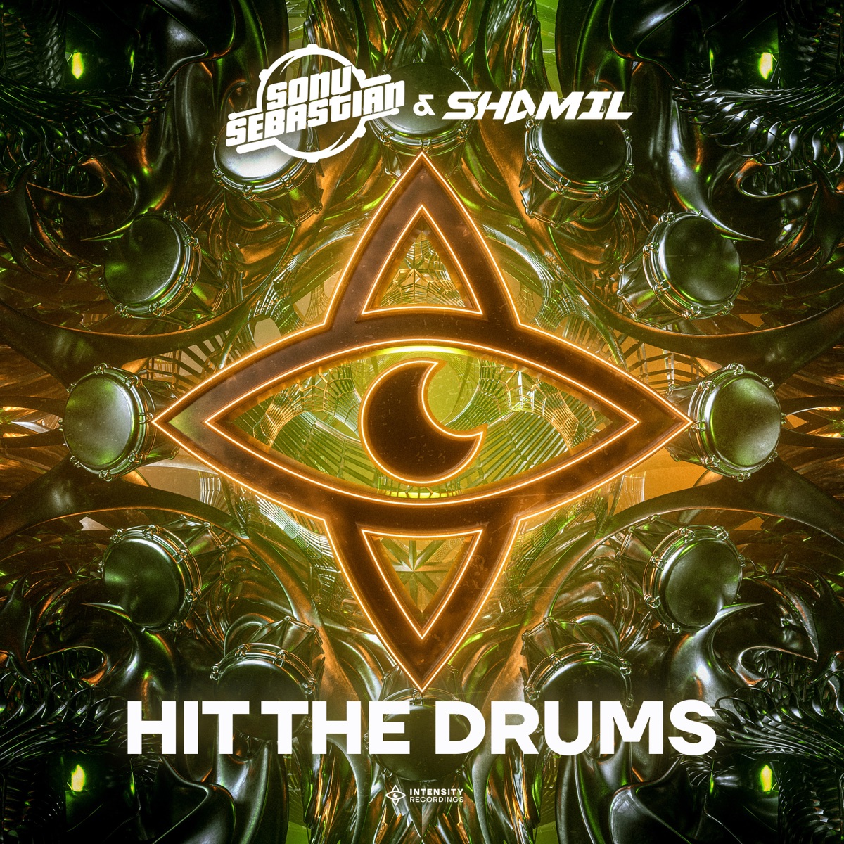 Hit the Drums - Single by Sonu Sebastian & Shamil album cover